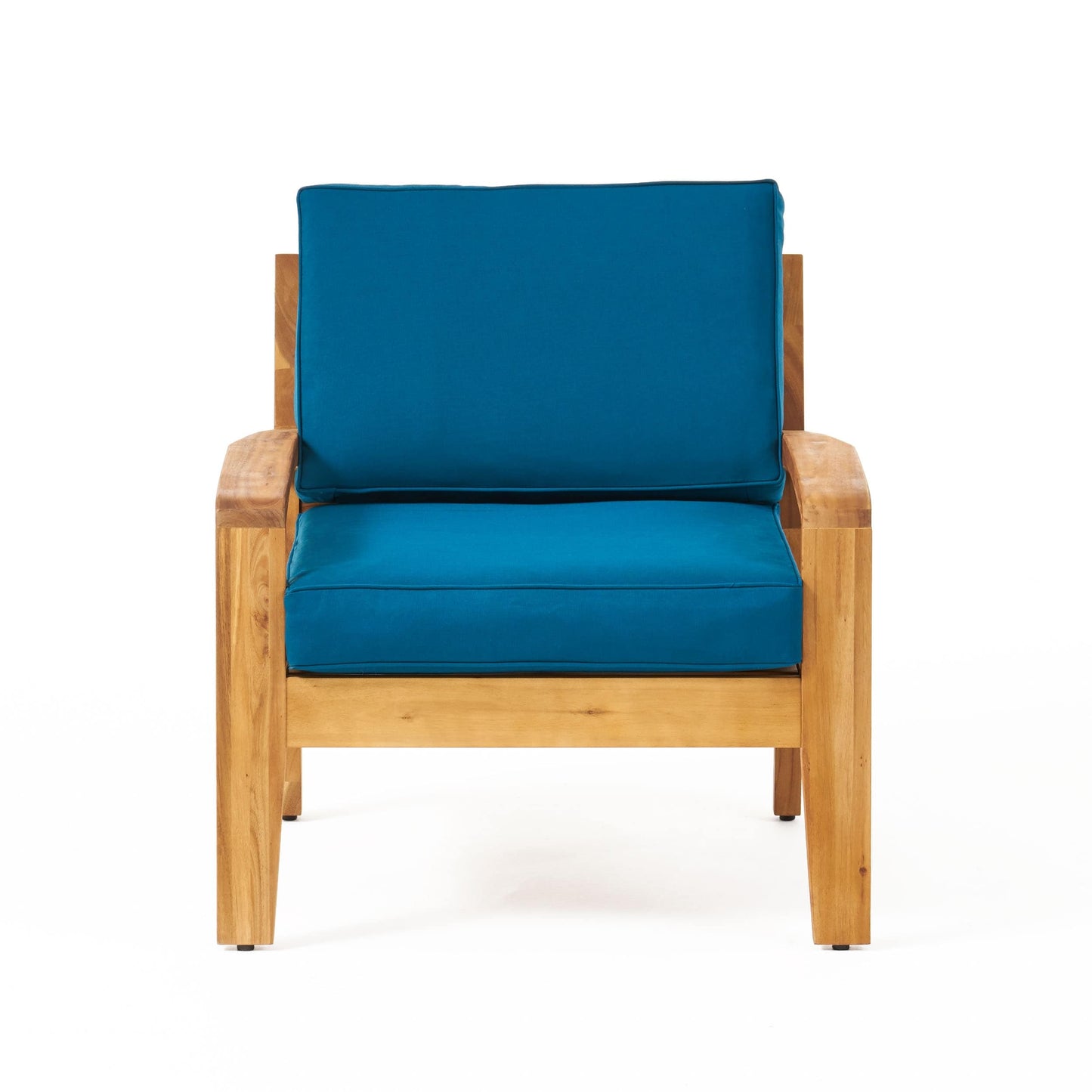 Grenada Outdoor Wood Club Chair (set di 2) di Christopher Knight Home
