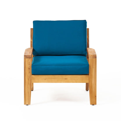 Grenada Outdoor Wood Club Chair (set di 2) di Christopher Knight Home