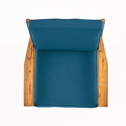 Grenada Outdoor Wood Club Chair (set di 2) di Christopher Knight Home