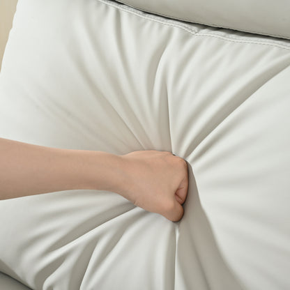 Poltrona reclinabile girevole a 270° grigia con porte USB, reclinazione elettrica e comfort imbottito per il relax