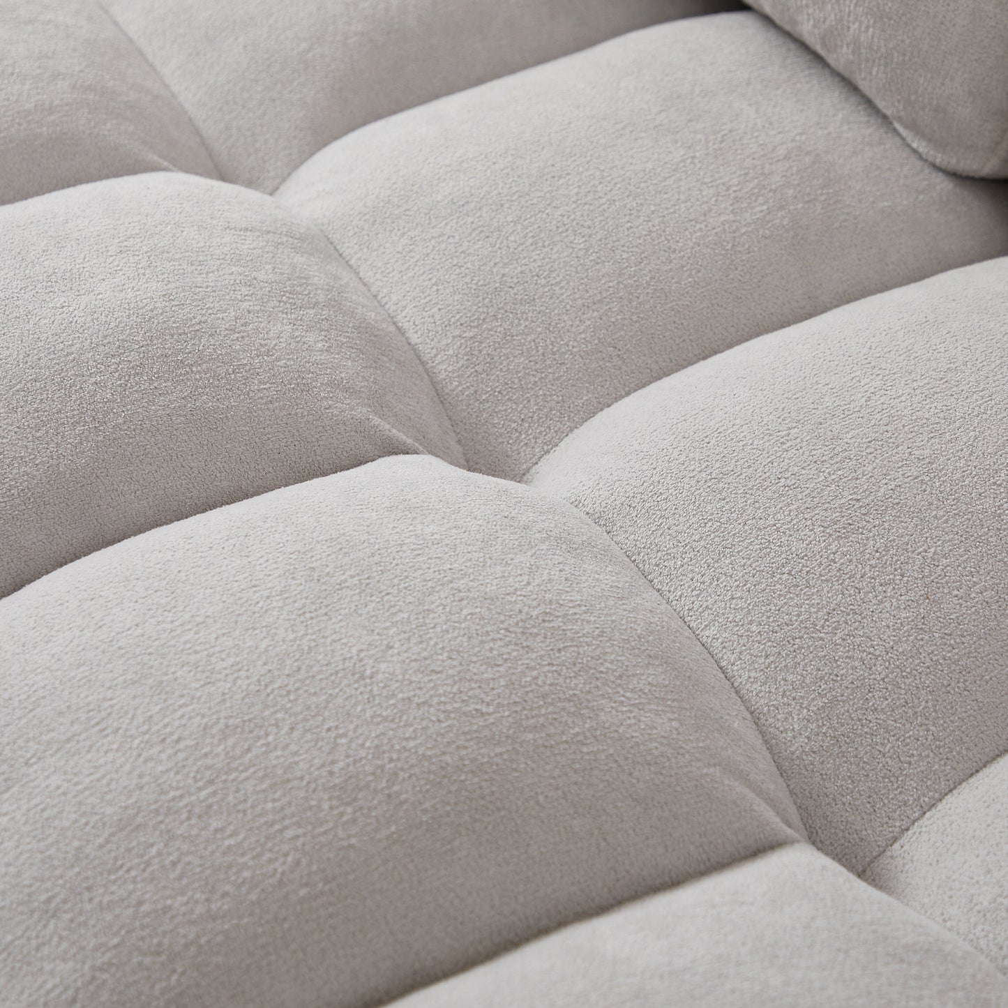 Divano letto a L grigio da 78,75'' con porte USB e letto estraibile