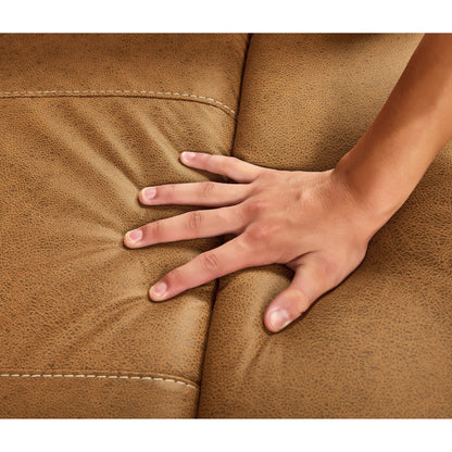 Poltrona reclinabile grigia a doppio motore con rotazione di 240°, connettività USB, funzione di oscillazione e poggiatesta regolabile