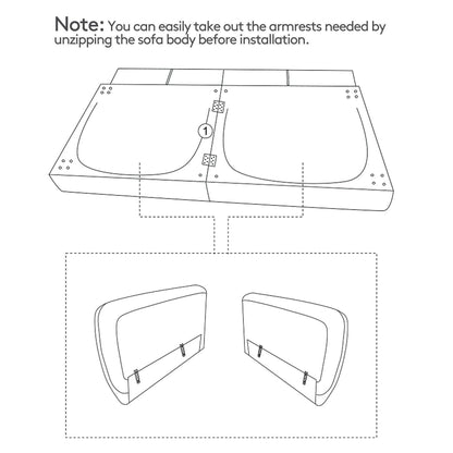 Divano letto futon trasformabile Gymax in PU regolabile con struttura in legno