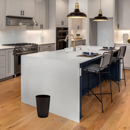 HOLD N' STORAGE - Set di 2 piccoli cestini per la spazzatura con parte superiore aperta per spazi compatti e ristretti - Capacità 1,58 galloni