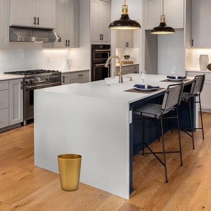 HOLD N' STORAGE - Set di 2 piccoli cestini per la spazzatura con parte superiore aperta per spazi compatti e ristretti - Capacità 1,58 galloni