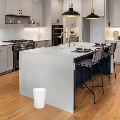 HOLD N' STORAGE - Set di 2 piccoli cestini per la spazzatura con parte superiore aperta per spazi compatti e ristretti - Capacità 1,58 galloni