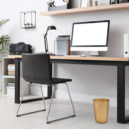 HOLD N' STORAGE - Set di 2 piccoli cestini per la spazzatura con parte superiore aperta per spazi compatti e ristretti - Capacità 1,58 galloni