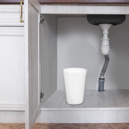 HOLD N' STORAGE - Set di 2 piccoli cestini per la spazzatura con parte superiore aperta per spazi compatti e ristretti - Capacità 1,58 galloni