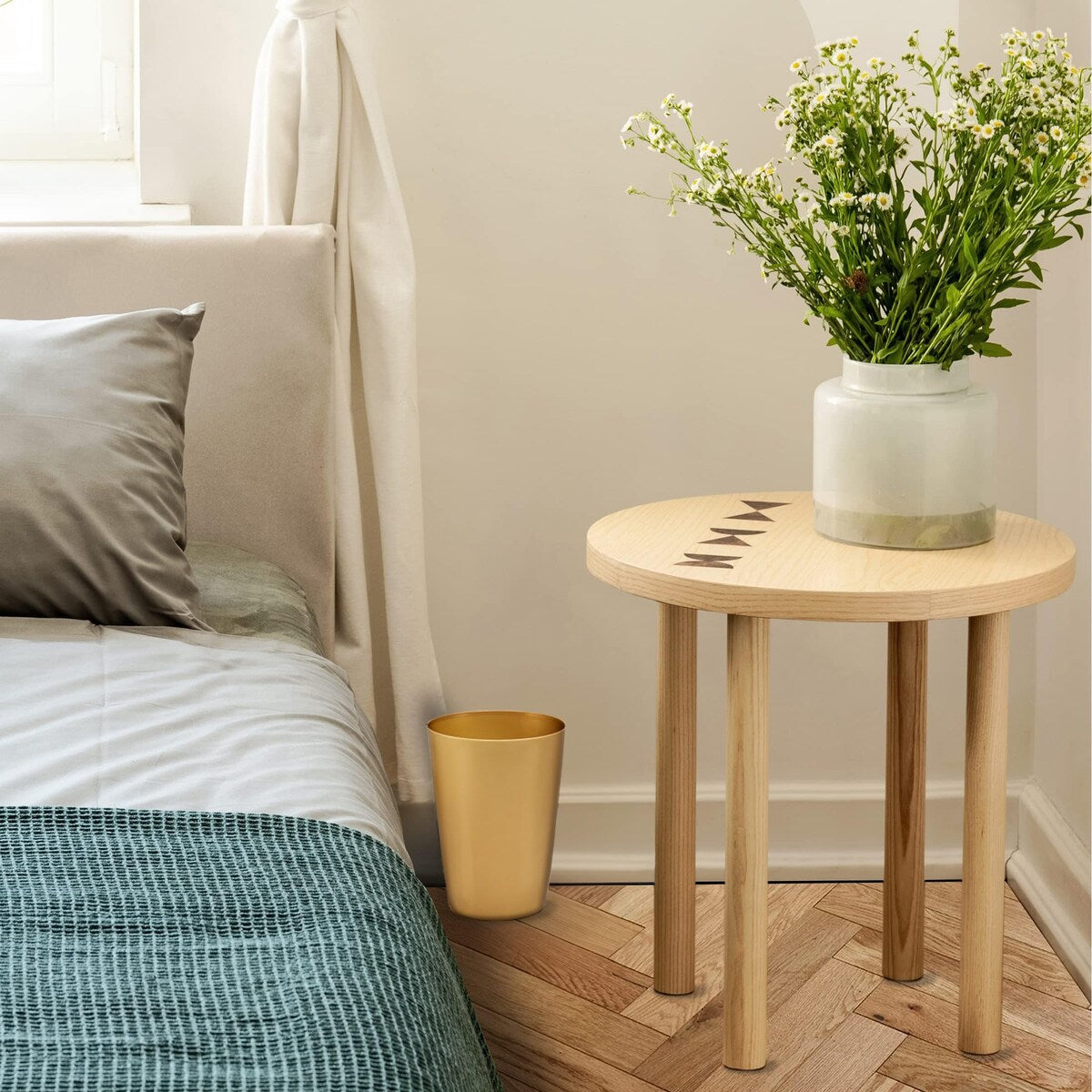 HOLD N' STORAGE - Set di 2 piccoli cestini per la spazzatura con parte superiore aperta per spazi compatti e ristretti - Capacità 1,58 galloni