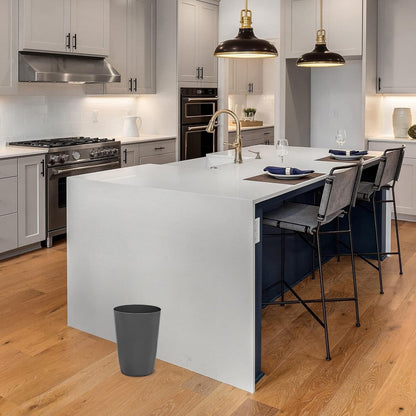 HOLD N' STORAGE - Set di 2 piccoli cestini per la spazzatura con parte superiore aperta per spazi compatti e ristretti - Capacità 1,58 galloni