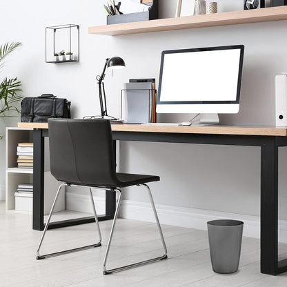 HOLD N' STORAGE - Set di 2 piccoli cestini per la spazzatura con parte superiore aperta per spazi compatti e ristretti - Capacità 1,58 galloni