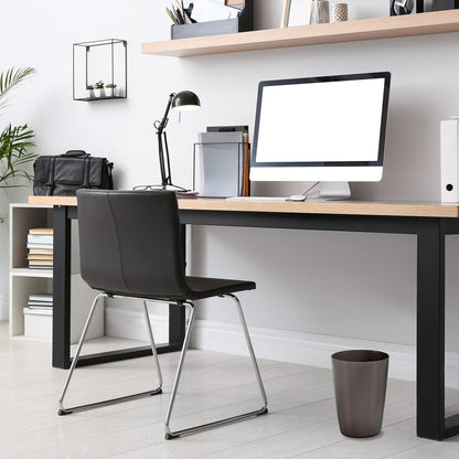 HOLD N' STORAGE - Set di 2 piccoli cestini per la spazzatura con parte superiore aperta per spazi compatti e ristretti - Capacità 1,58 galloni