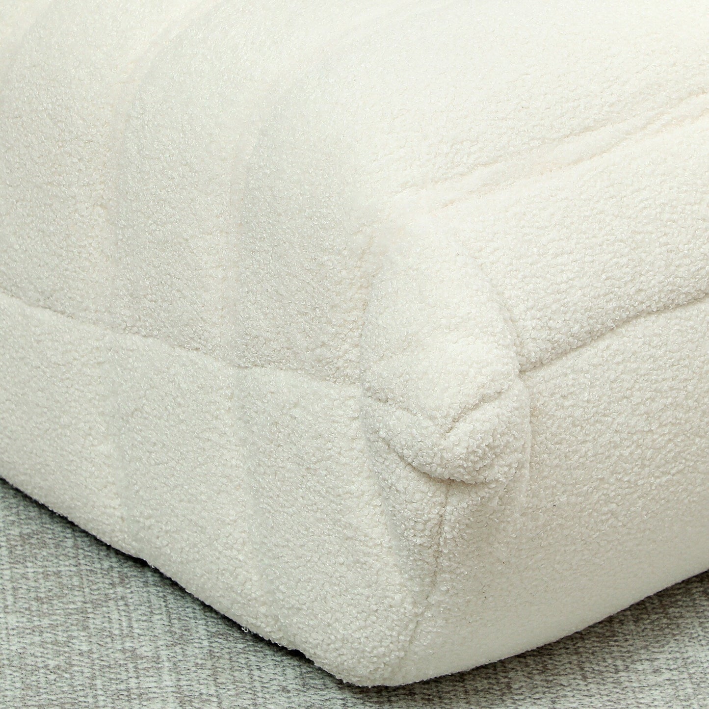 Poltrona a sacco HOMCOM per adulti, poltrona gigante da camino, divano pigro, divano a sacco con comoda schiuma ad alta densità