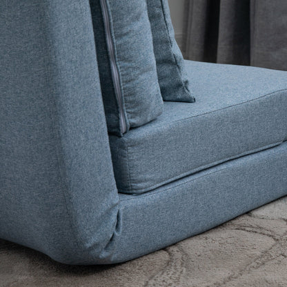 Divano letto pieghevole trasformabile HOMCOM, poltrona imbottita