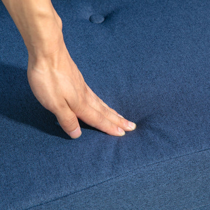 Divano letto pieghevole trasformabile HOMCOM, poltrona imbottita