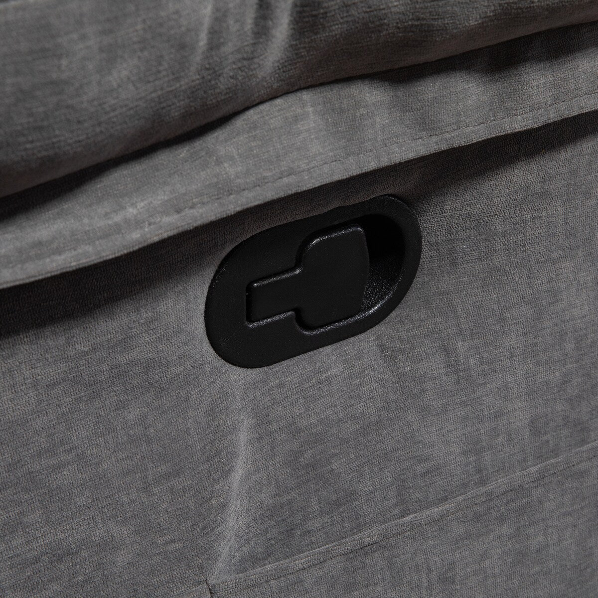 Poltrona reclinabile massaggiante HOMCOM grigio scuro con vibrazione e calore, poltrona a dondolo girevole oversize, divano singolo