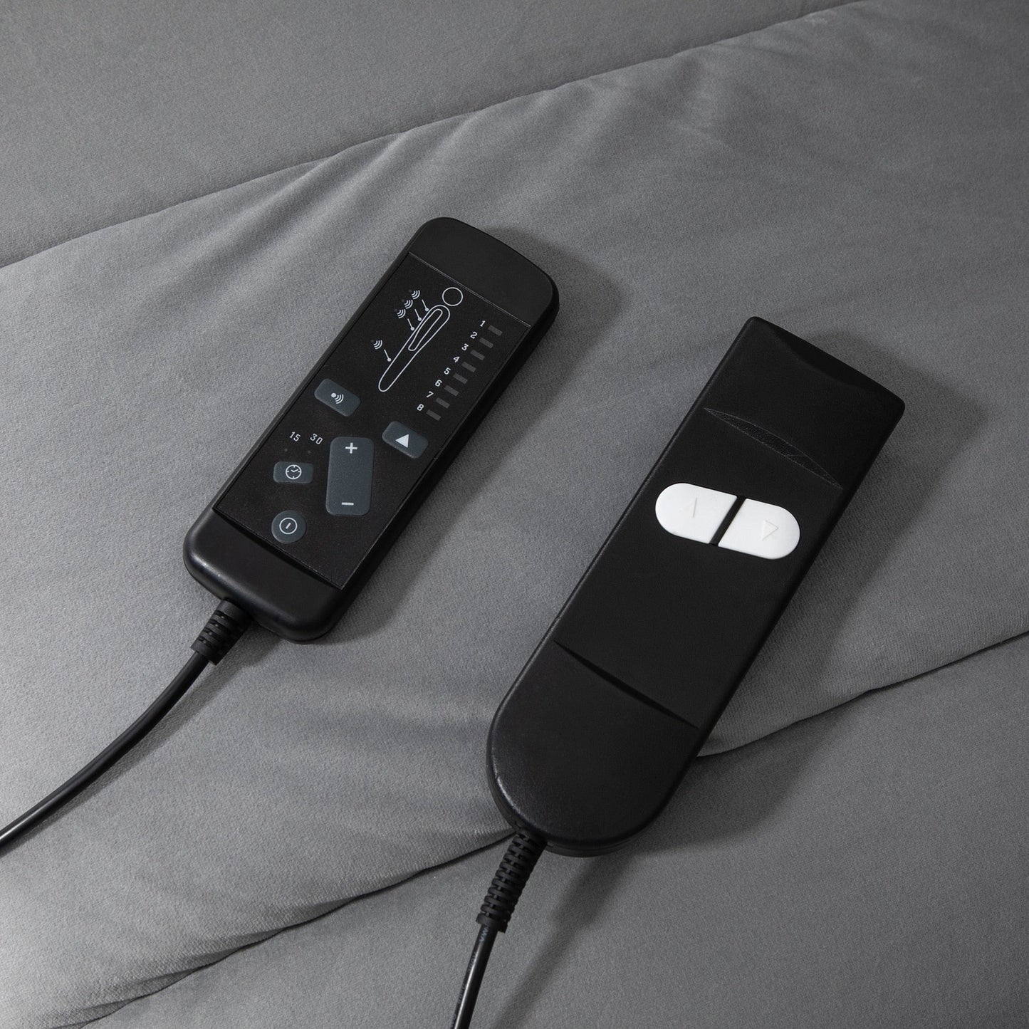 Poltrona reclinabile elettrica HOMCOM, poltrona massaggiante con vibrazione imbottita e telecomando