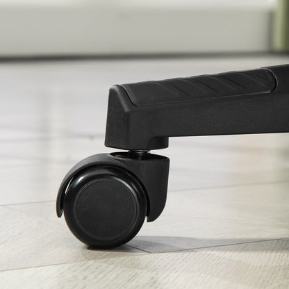 HOMCOM Sedia da ufficio con schienale alto e massaggio vibrante con 6 punti di vibrazione, beige