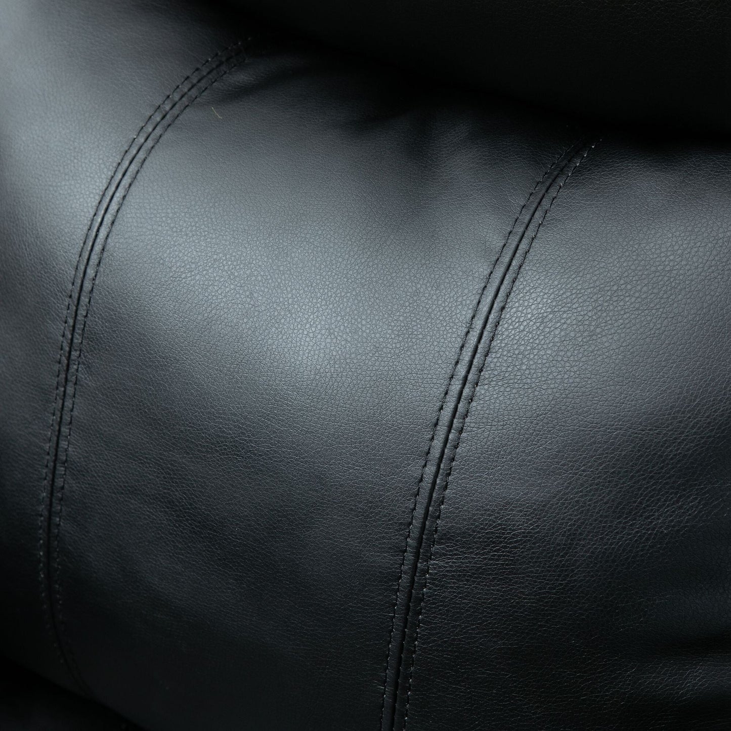 Poltrona reclinabile elettrica HOMCOM per soggiorno, poltrona reclinabile elettrica in similpelle per anziani con telecomando