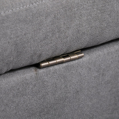 Divano moderno con contenitore in tessuto trapuntato a bottoni HOMCOM