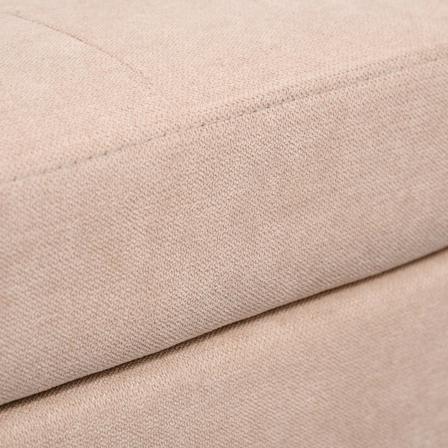 Divano moderno con contenitore in tessuto trapuntato a bottoni HOMCOM