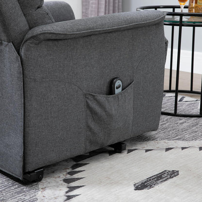 Poltrona reclinabile elettrica HOMCOM con telecomando