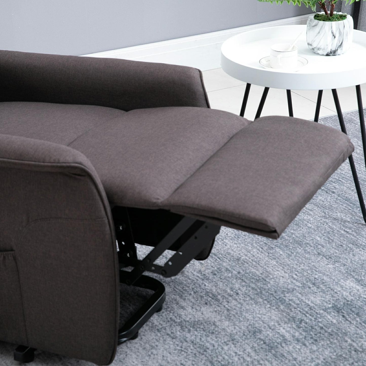 Poltrona reclinabile elettrica HOMCOM con telecomando