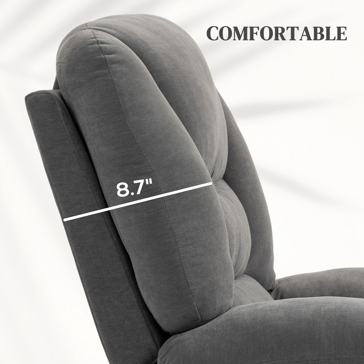 Poltrona reclinabile elettrica HOMCOM con massaggio vibrante e calore, poltrona elevabile in tessuto per anziani