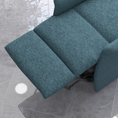 Poltrona reclinabile elettrica HOMCOM per anziani, facile da montare, poltrona elevabile in tessuto con telecomando