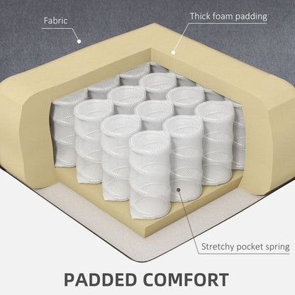 Poltrona reclinabile elettrica HOMCOM, poltrona massaggiante ergonomica con 4 posizioni e riscaldamento
