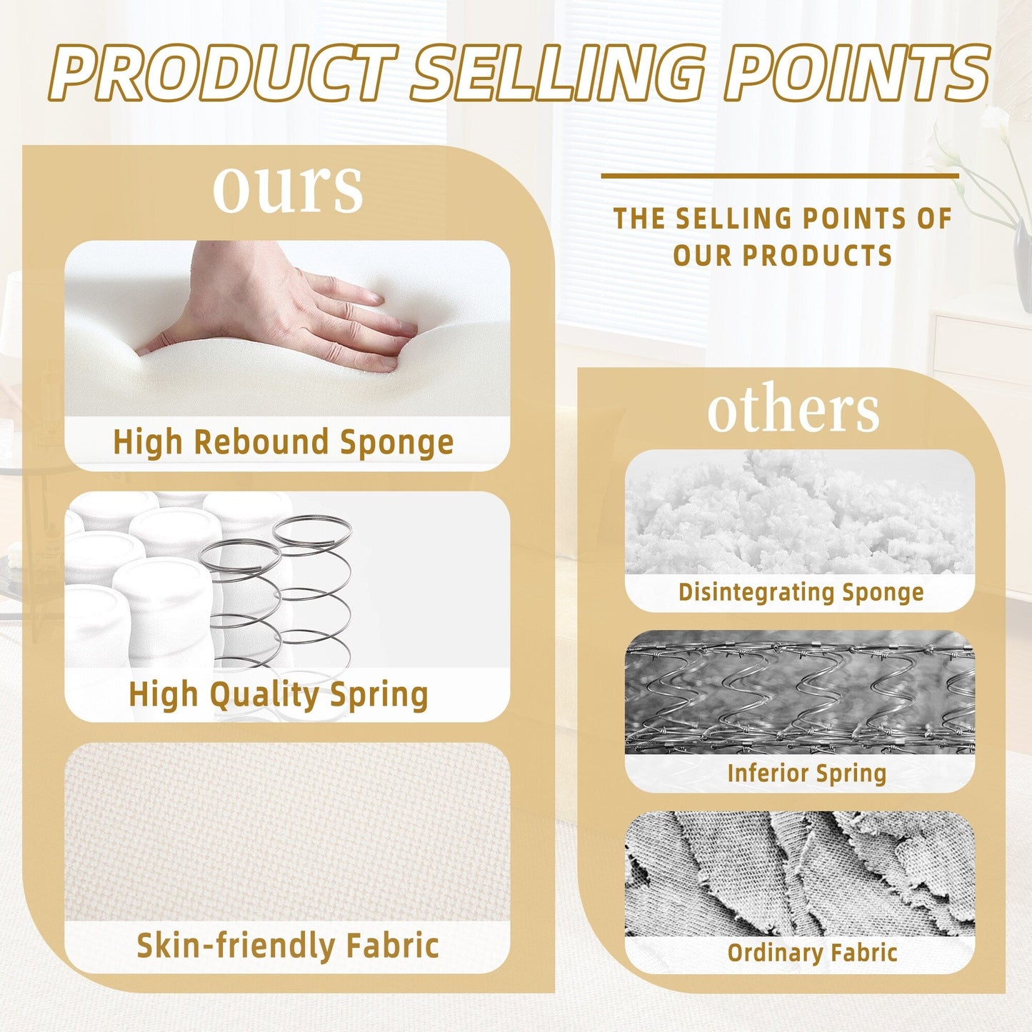 Divano letto trasformabile pieghevole in memory foam imbottito in ciniglia HOMEFUN con cuscini per soggiorno