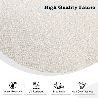 HOOOWOOO Set di 10 divani componibili in vimini per esterni, sedia a dondolo girevole con tavolo con braciere