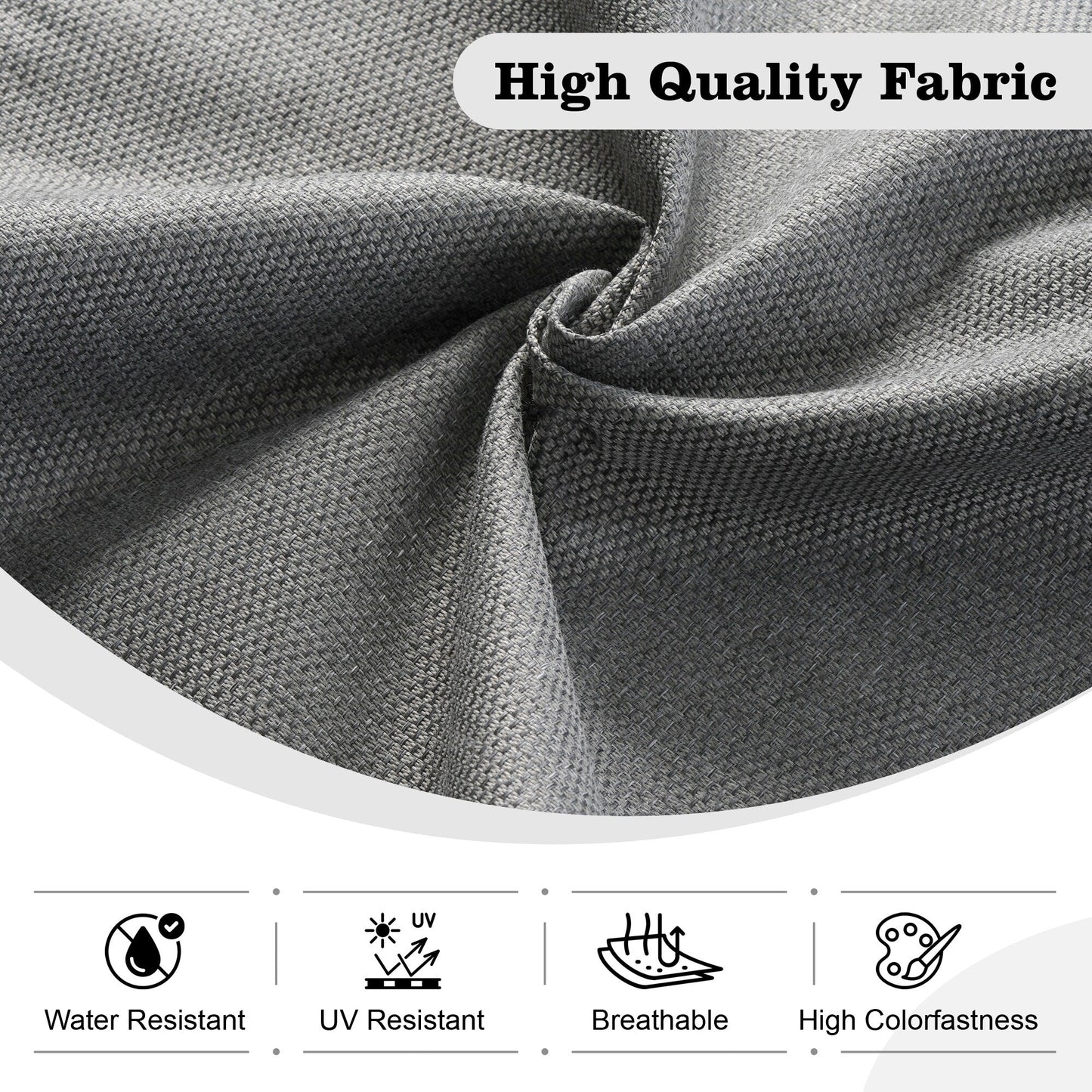 HOOOWOOO Set di 10 divani componibili in vimini per esterni, sedia a dondolo girevole con tavolo con braciere