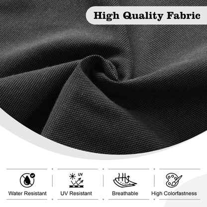 Set di divani componibili in vimini da 5 pezzi per patio HOOOWOOO con tavolino da caffè