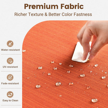 Set di mobili da giardino componibili in rattan HOOOWOOO da 7 pezzi