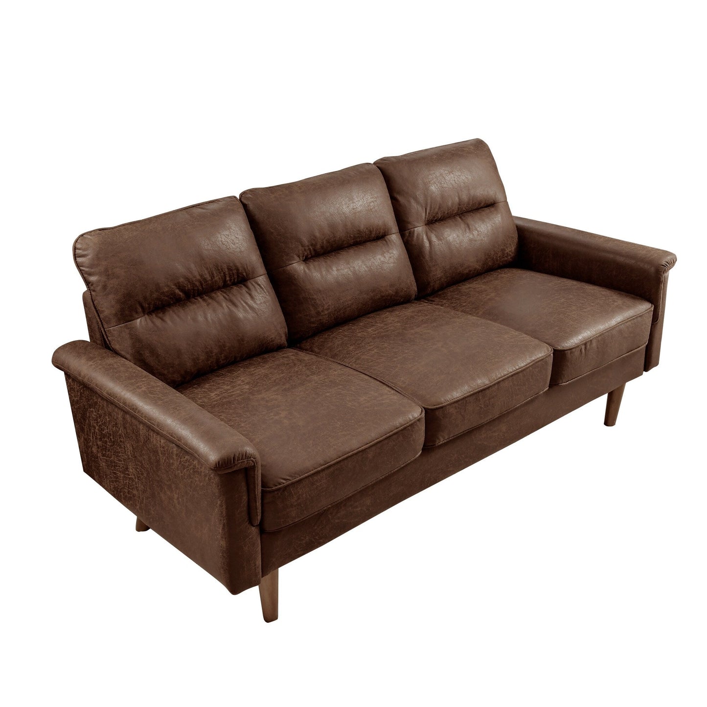 HOOOWOOO Mobili per soggiorno 71 Divano moderno imbottito in tessuto a 3 posti