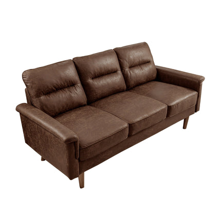 HOOOWOOO Mobili per soggiorno 71 Divano moderno imbottito in tessuto a 3 posti