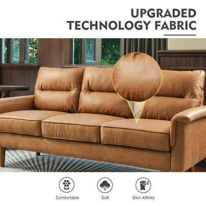 HOOOWOOO Mobili per soggiorno 71 Divano moderno imbottito in tessuto a 3 posti