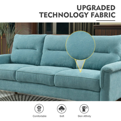 HOOOWOOO Mobili per soggiorno 71 Divano moderno imbottito in tessuto a 3 posti