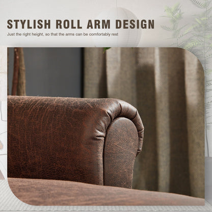 Divano in pelle scamosciata di metà secolo con chaise longue HOOOWOOO Living Room Furniture