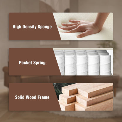 Divano in pelle scamosciata di metà secolo con chaise longue HOOOWOOO Living Room Furniture