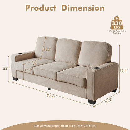 Divano moderno imbottito in velluto a coste HOOOWOOO per soggiorno