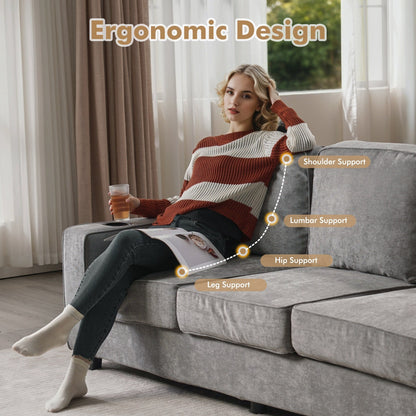 Divano moderno imbottito in velluto a coste HOOOWOOO per soggiorno