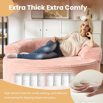 Divano da pavimento moderno in tessuto di velluto a coste HOOOWOOO