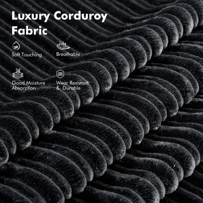 Divano pieghevole moderno in velluto a coste HOOOWOOO