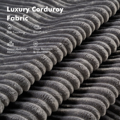 Divano pieghevole moderno in velluto a coste HOOOWOOO