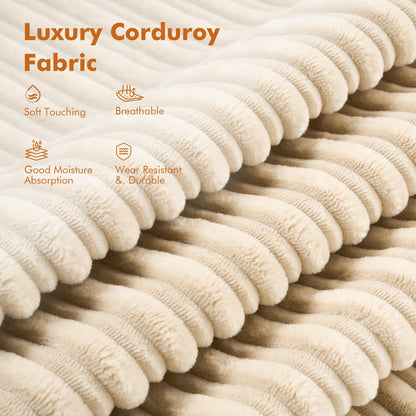 Divano pieghevole moderno in velluto a coste HOOOWOOO