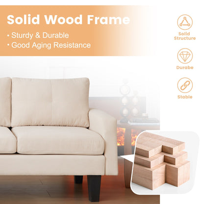 Divano moderno a forma di L in velluto a coste HOOOWOOO