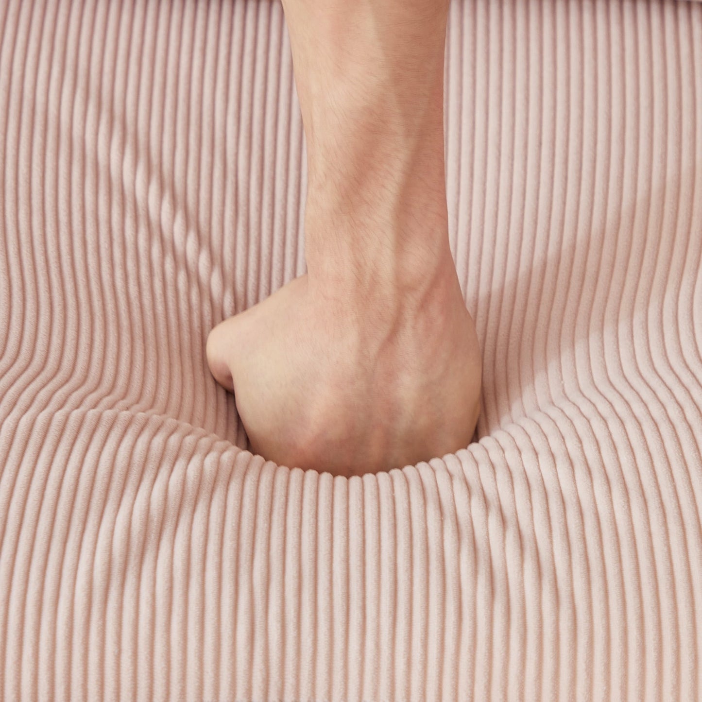 Divano moderno a forma di L in velluto a coste HOOOWOOO