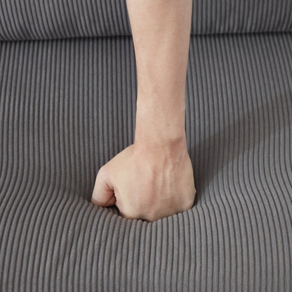 Divano moderno a forma di L in velluto a coste HOOOWOOO